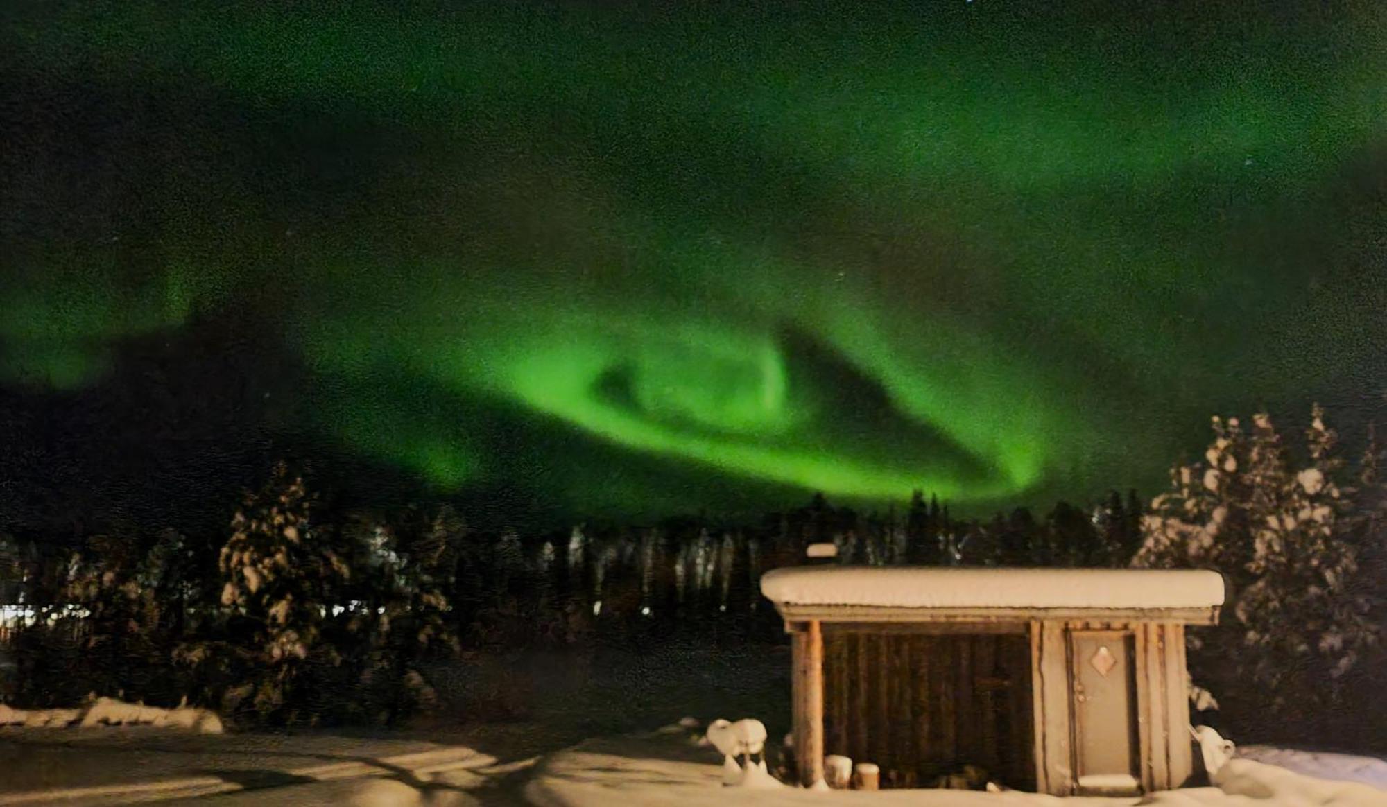 Reindeer River Lights Lodge Kiruna Eksteriør billede