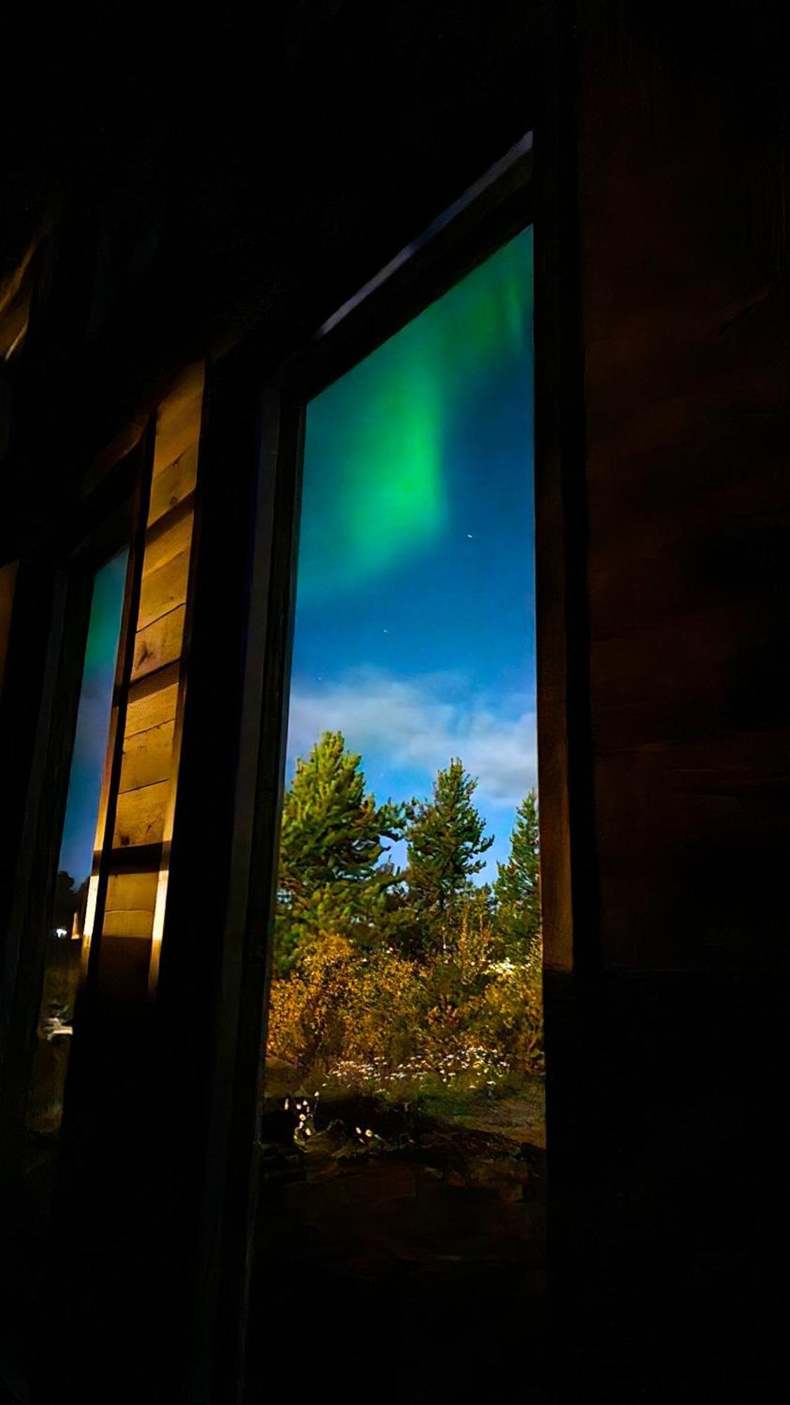 Reindeer River Lights Lodge Kiruna Eksteriør billede
