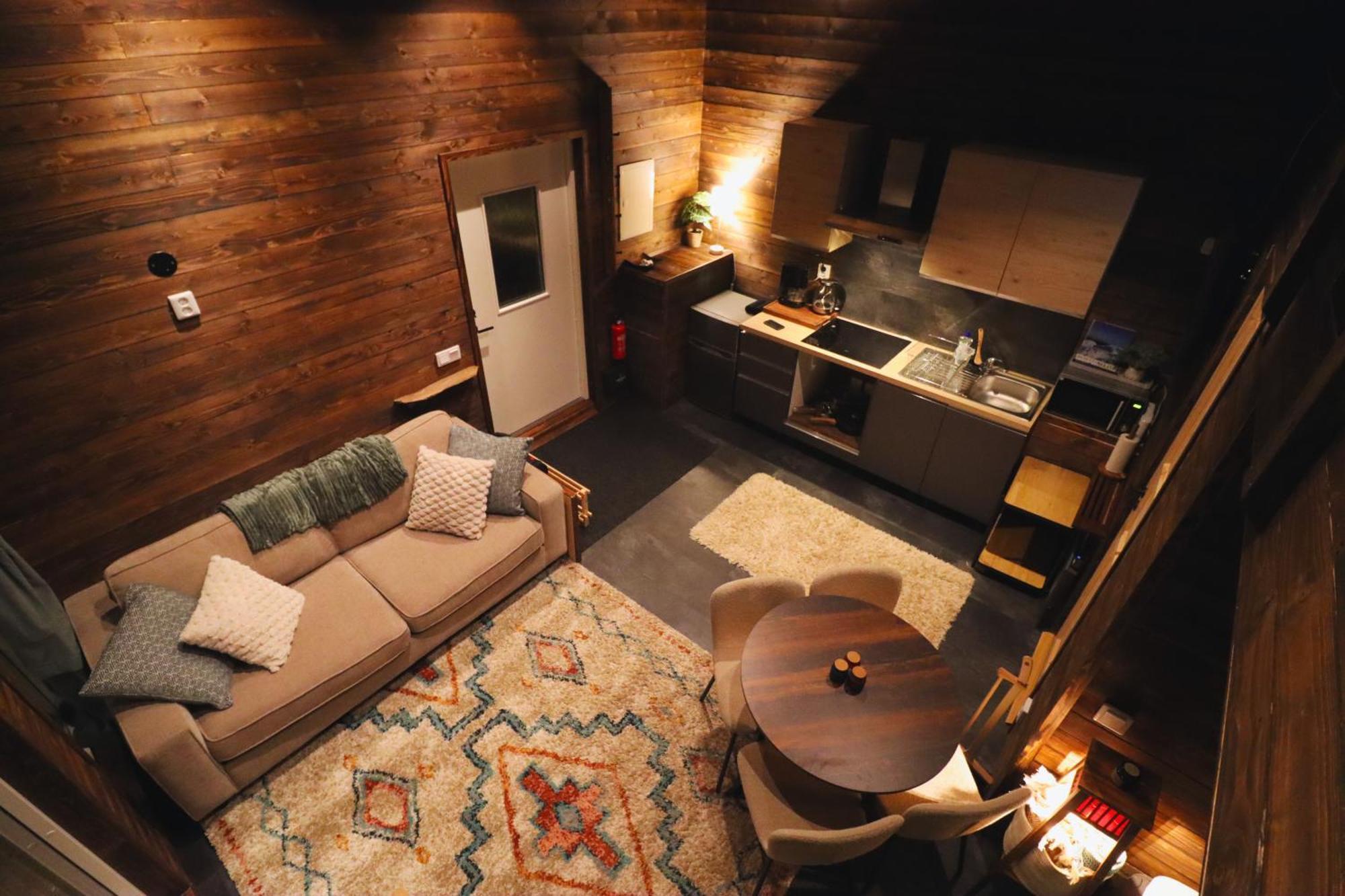 Reindeer River Lights Lodge Kiruna Eksteriør billede